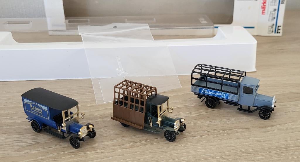 marklin H0 1884 supermooie old-timer auto's in ovp, Hobby & Loisirs créatifs, Trains miniatures | HO, Comme neuf, Märklin, Enlèvement ou Envoi