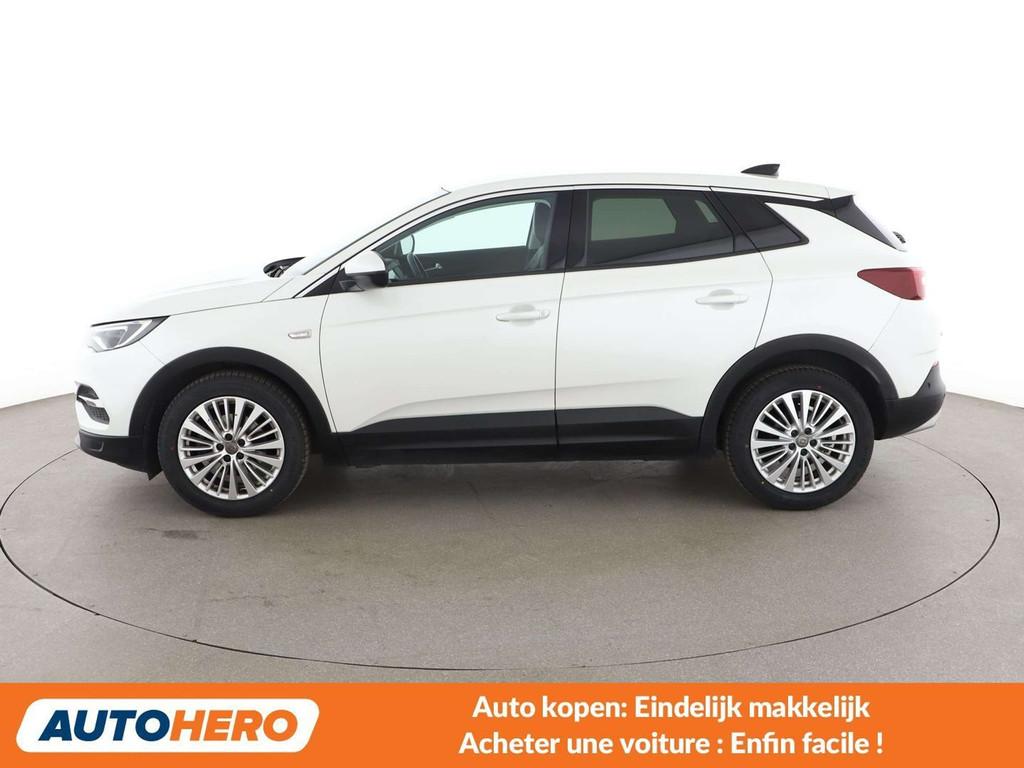Opel Grandland X 1.2 Turbo Elite (bj 2019, automaat), Gebruikt, 1199 cc, Wit, 96 kW