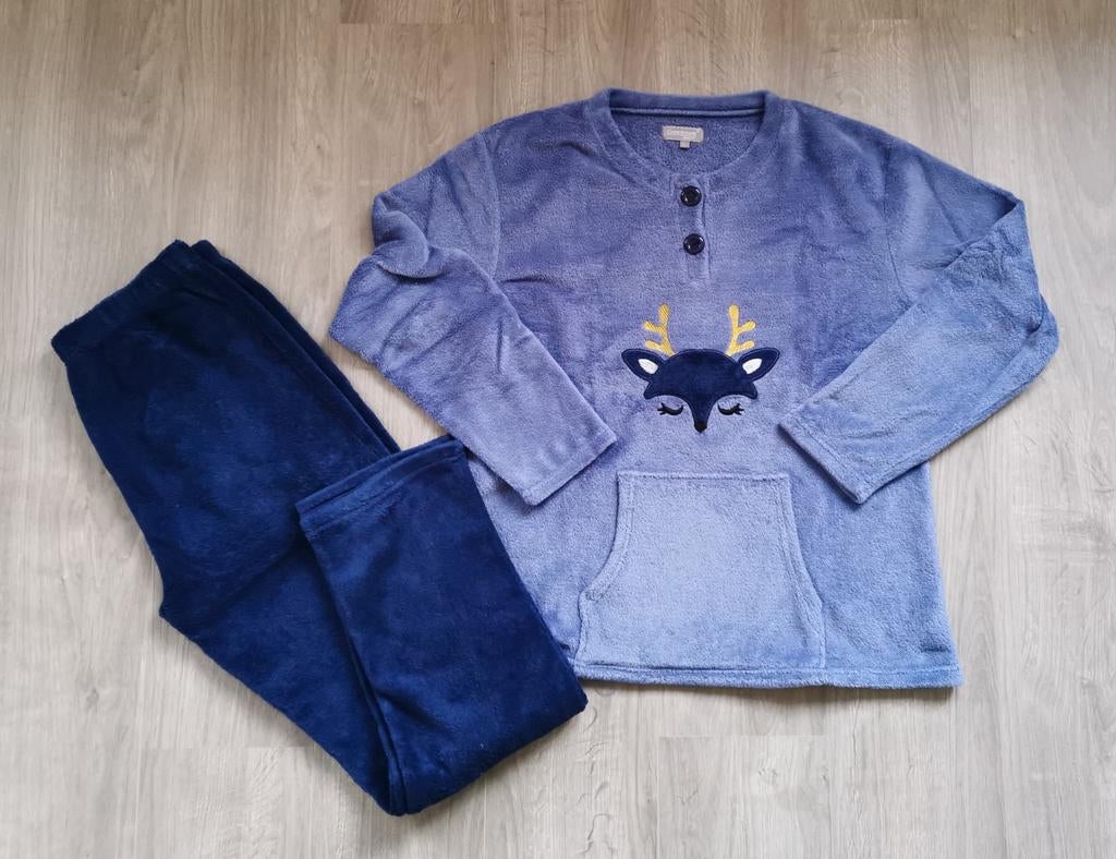 Warme fleece pyjama - maat L, Ophalen of Verzenden, Gedragen, Maat 42/44 (L)