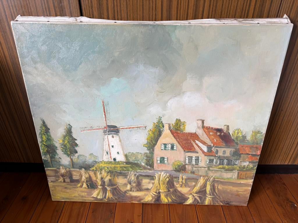 Schilderijen - landschappen - olie op doek, Ophalen