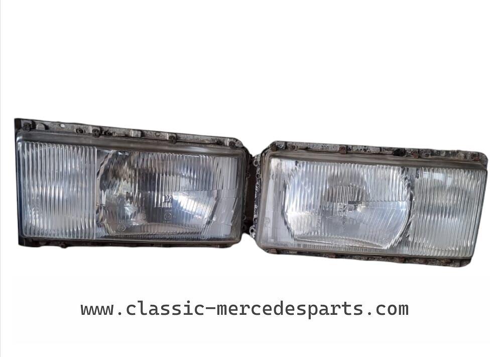 Koplampen set Mercedes W116 280s 280se 280sel 350se 350sel 4, Utilisé, -, -, Enlèvement ou Envoi