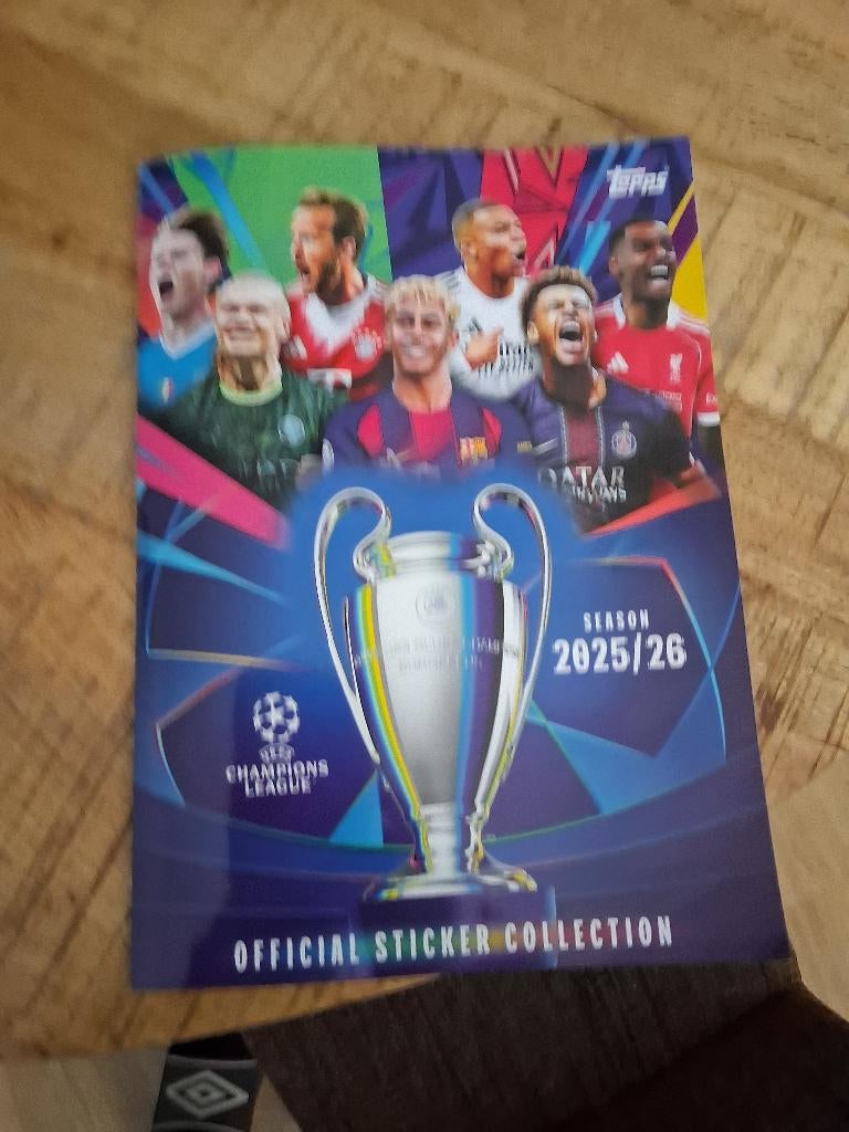 Gezocht laatste 2 plaatjes CL 2025/2026, Verzenden, Nieuw, Sticker