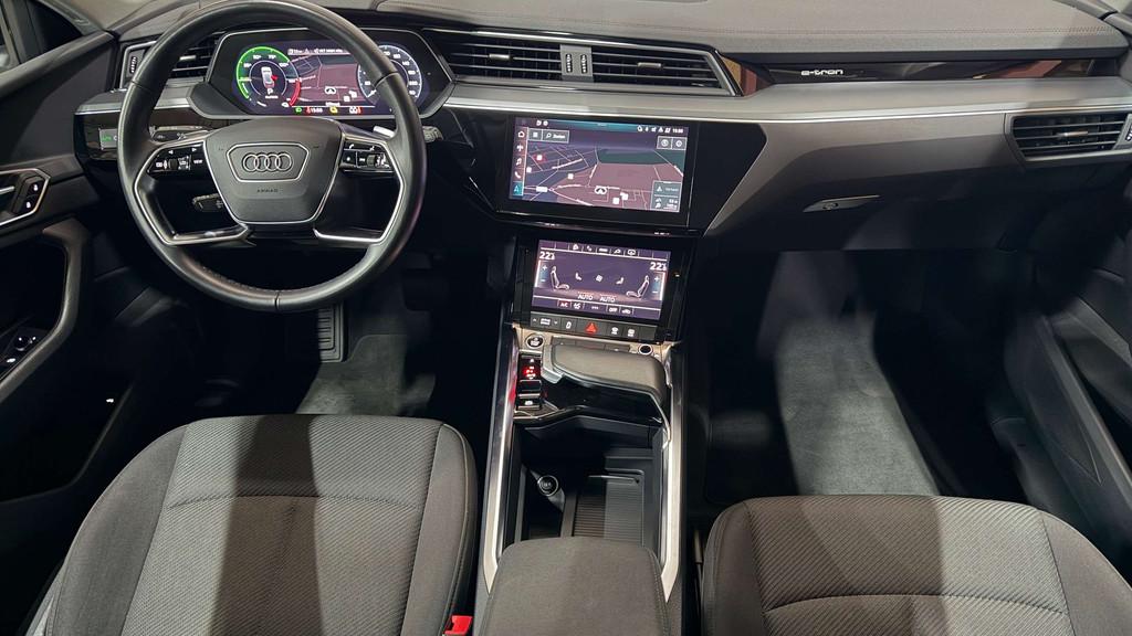 Audi e-tron 50 quattro Elektrisch Navi LED Garantie, Auto's, Audi, Automaat, Stof, Gebruikt, Zwart