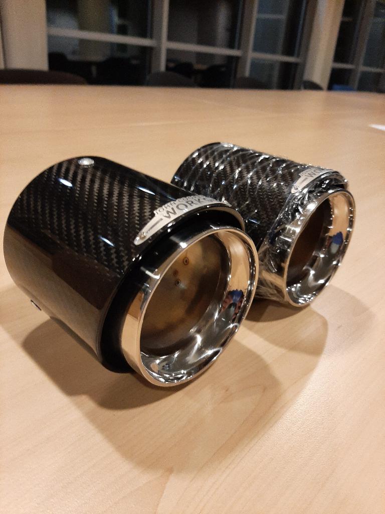 Jeu d’embouts d’échappement en carbone Mini Cooper S tuning, Enlèvement ou Envoi, Neuf, Mini