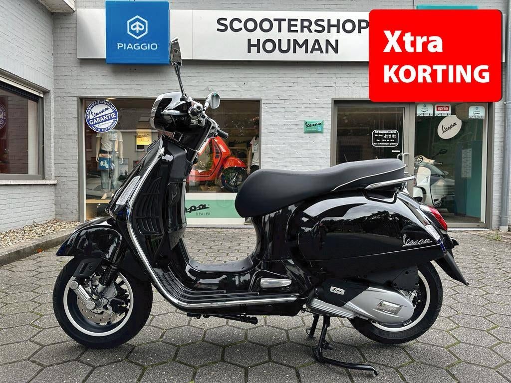 Vespa GTS 125 cc Super Nero Convinto (nr.06), Fietsen en Brommers, Scooters | Vespa, Nieuw, Benzine, 125 cc, Overige modellen