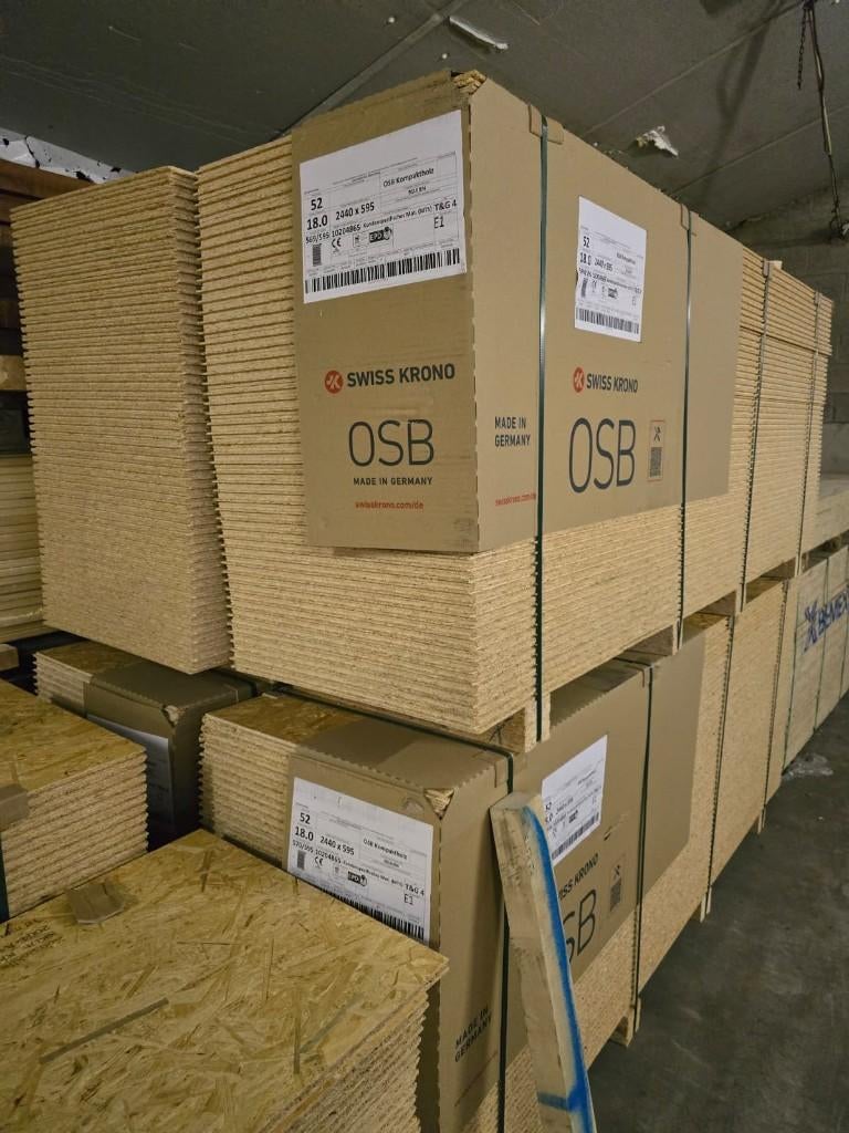 OSB 3 Platen - Bezorgd of Afhalen, Doe-het-zelf en Bouw, Hout en Planken, Ophalen of Verzenden, Nieuw