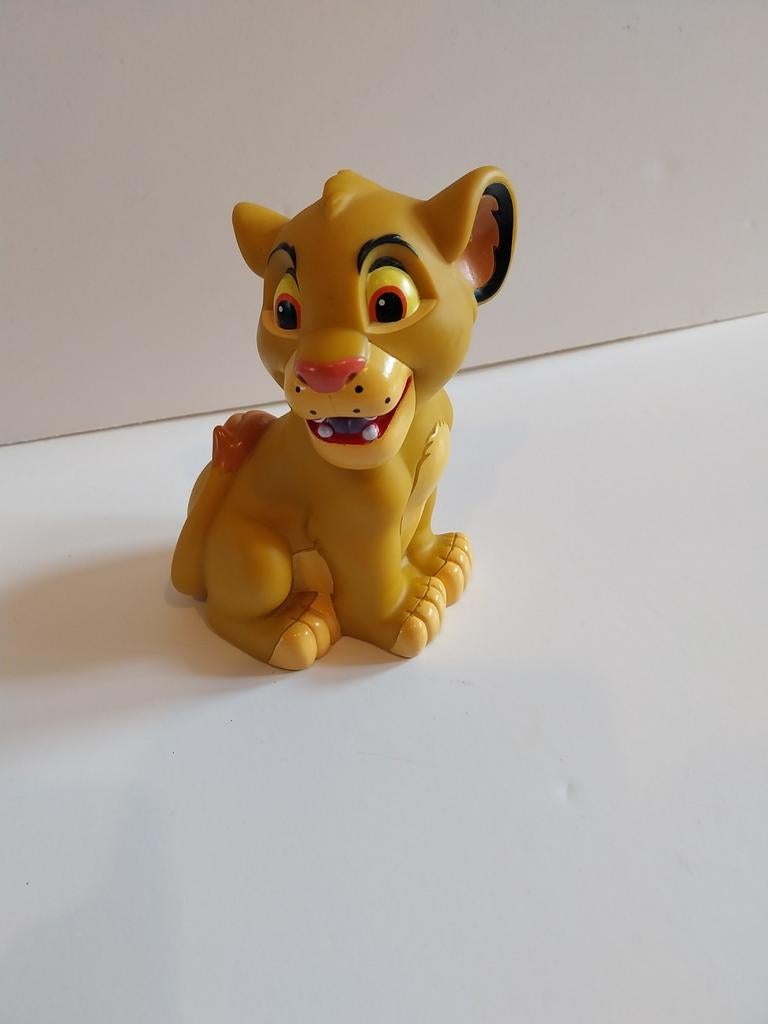 DISNEY Lion king Simba coin bank vintage, Verzamelen, Beren en Cherished Teddies, Ophalen of Verzenden