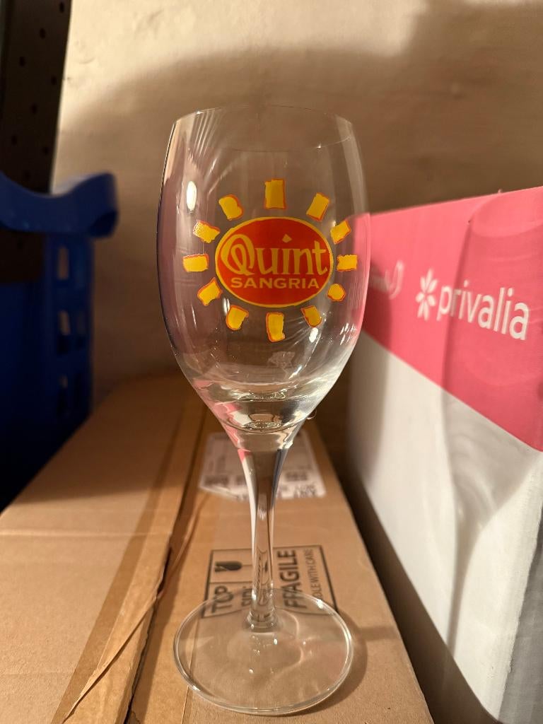 7 Quint Sangria glazen, Collections, Enlèvement ou Envoi, Comme neuf, Verres et Verres à shot