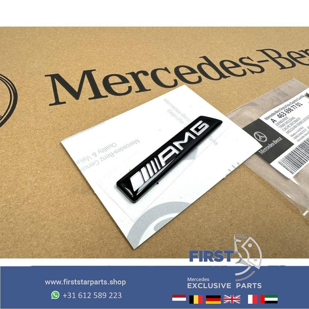 A4636987701 W463 G63 LOGO SET ZIJSCHERMEN LINKS+RECHTS G KLA, Auto-onderdelen, Gebruikt, -, Ophalen of Verzenden, -