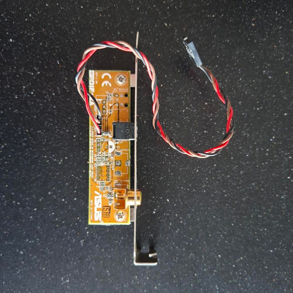 ASUS SPDIF-SA kaart 2x out, Computers en Software, Geluidskaarten, Ophalen of Verzenden, Nieuw, Intern