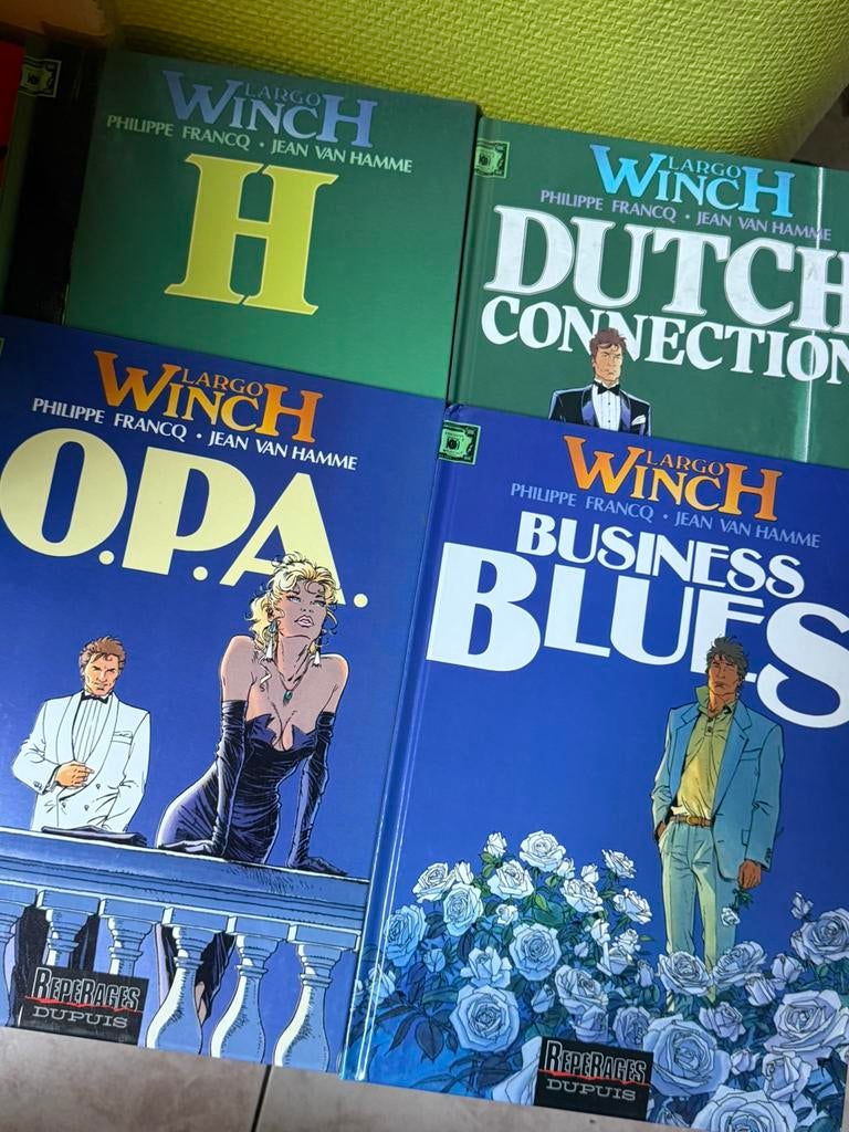 Lot de 4 BD Largo Winch, Livres, BD, Enlèvement ou Envoi, Comme neuf