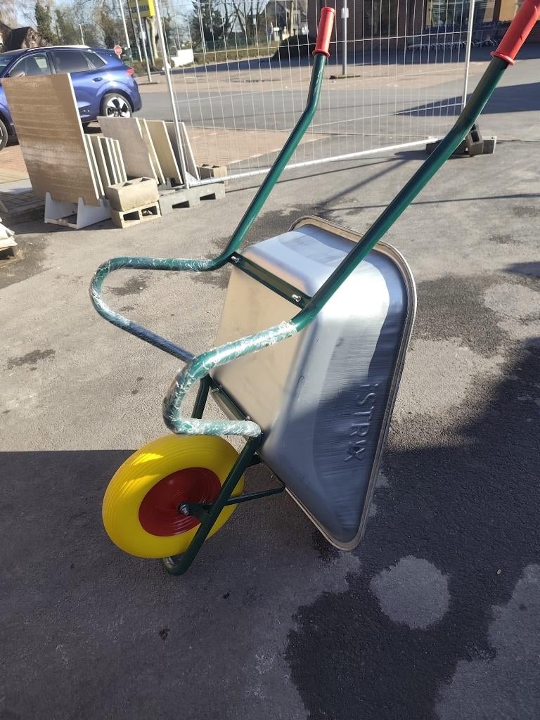 Brouette 100l galva roue pleine, Neuf, Bricoquievrain@gmail.com, Enlèvement, Manuelle