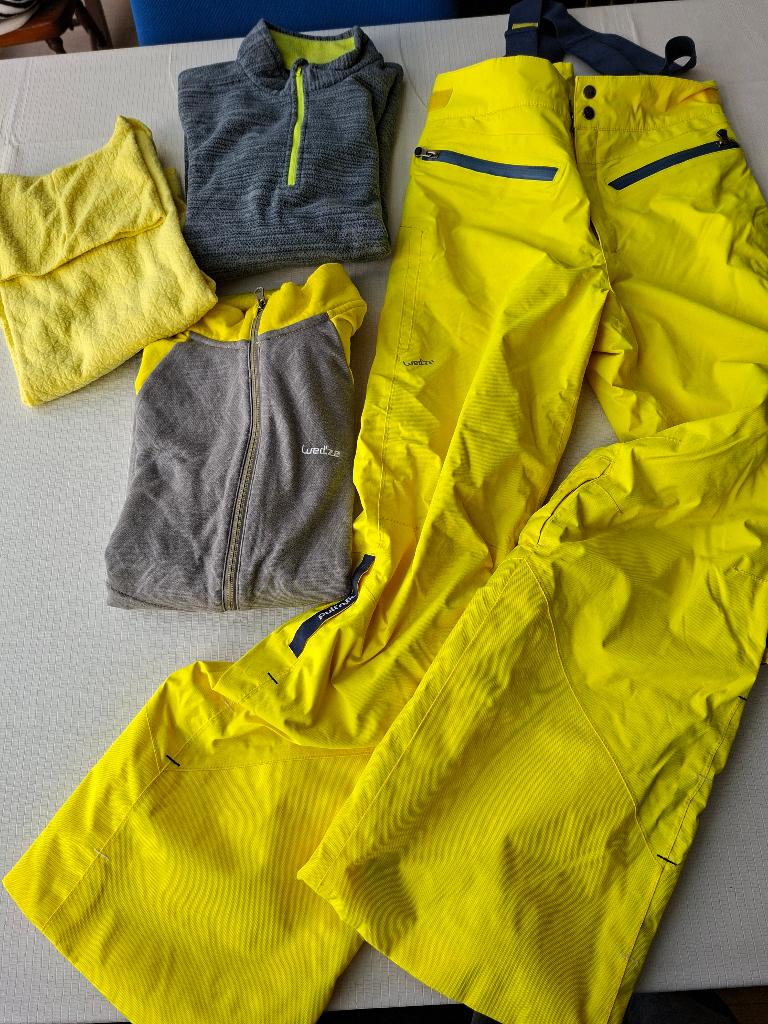 Skibroek maat 164 + Skipulli, sweater en vest, Zo goed als nieuw, Kleding, Ski, Ophalen
