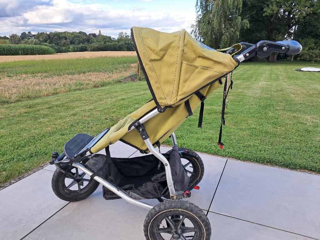 Mountain buggy Urban jungle groen, Kinderen en Baby's, Buggy's, Ophalen, Gebruikt, Overige merken, Verstelbare rugleuning
