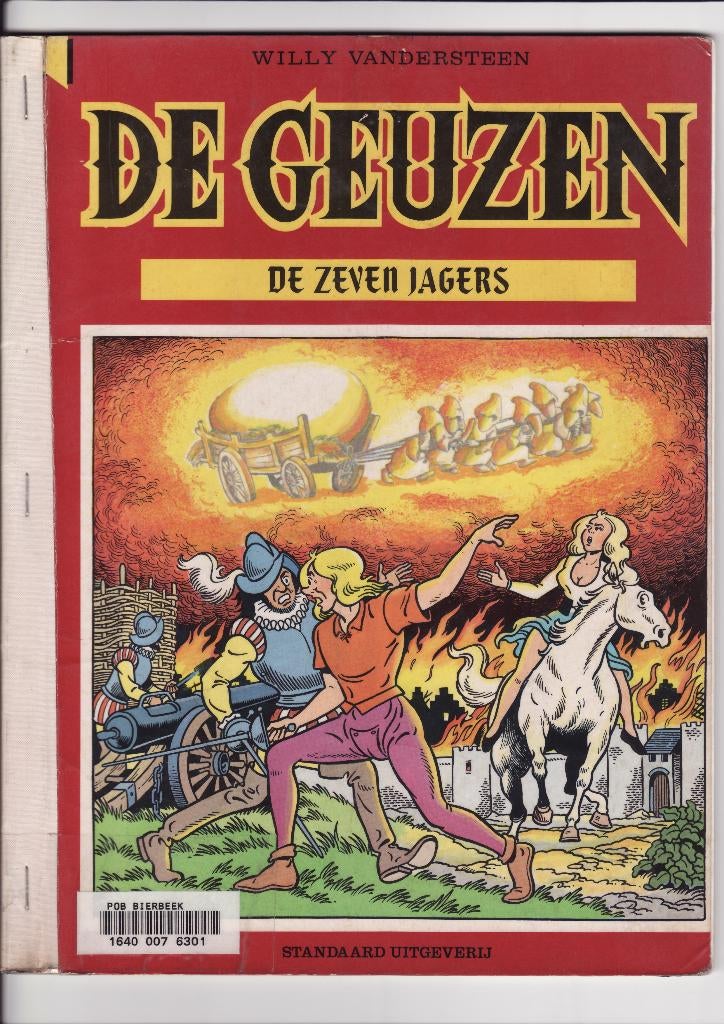 De Geuzen nr. 1 : de zeven jagers Willy Vandersteen, Boeken, Stripverhalen, Eén stripboek, Ophalen of Verzenden, Gelezen