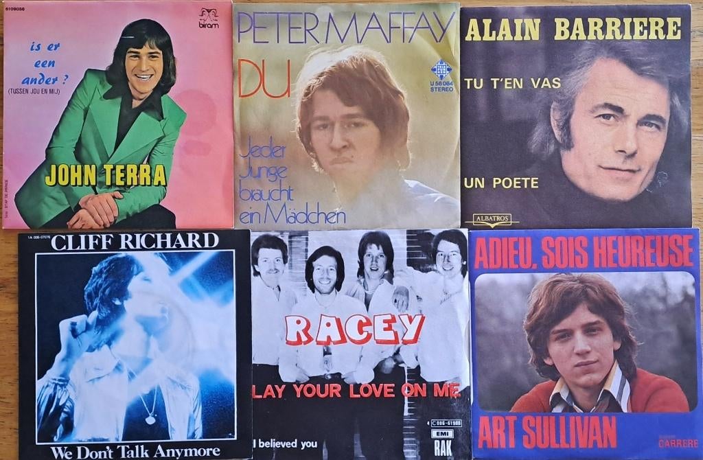 30 Seventies Pop Vinyl Singles - 2,5€ per Single, Ophalen of Verzenden