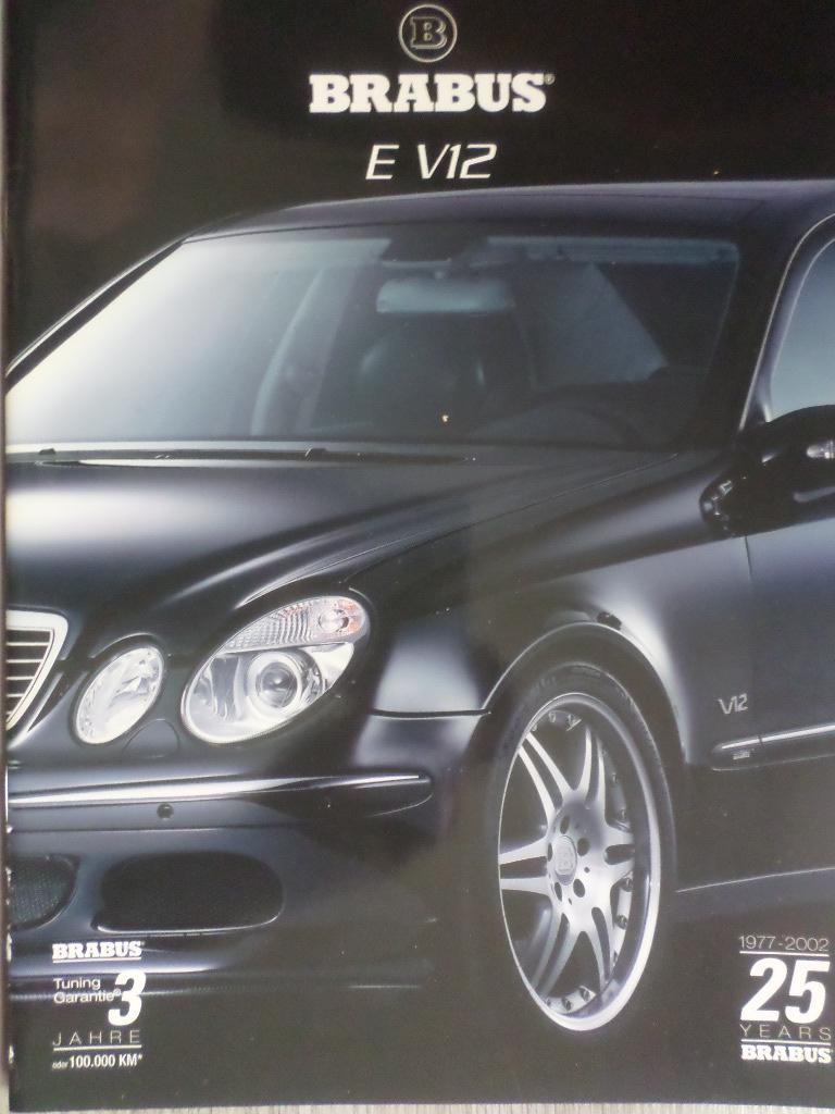 Mercedes Brabus E Klasse V12 Brochure, Ophalen of Verzenden, Mercedes