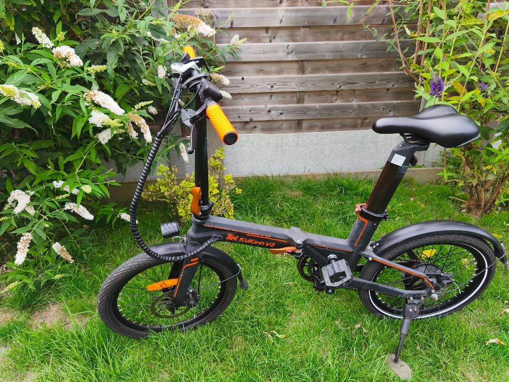 Elektrische plooifiets 20", Fietsen en Brommers, Elektrische fietsen, Zo goed als nieuw, 50 km per accu of meer, Ophalen