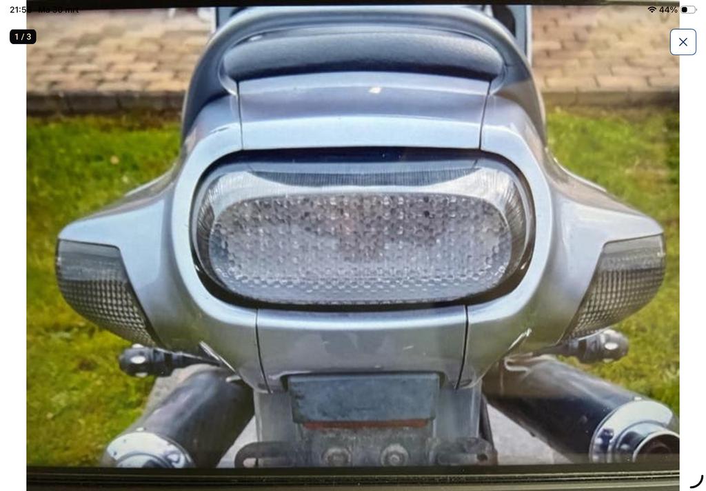 Gefumeerd achterlicht met ingebouwde pinkels, Motoren, Accessoires | Navigatiesystemen, Ophalen of Verzenden, Gebruikt