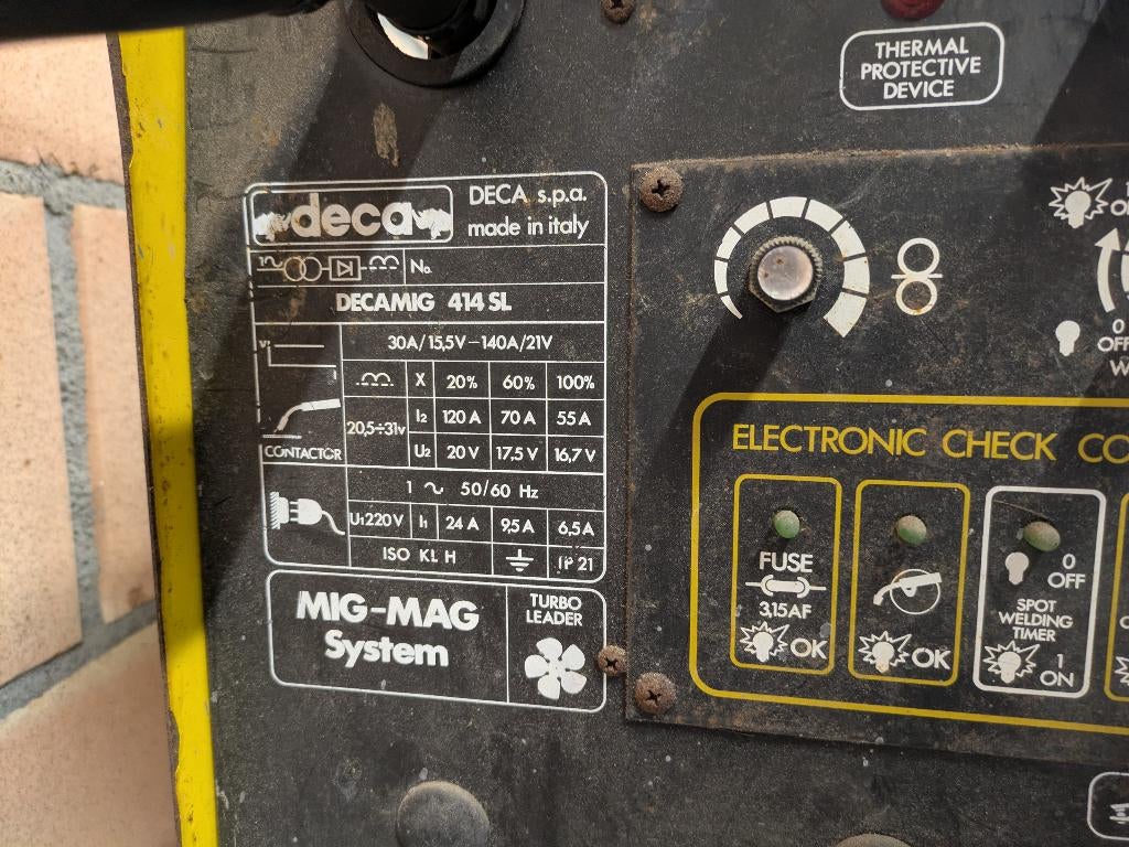 Halfautomaat MIG, Bricolage & Construction, Enlèvement, Utilisé, Moins de 150 ampères, CO2