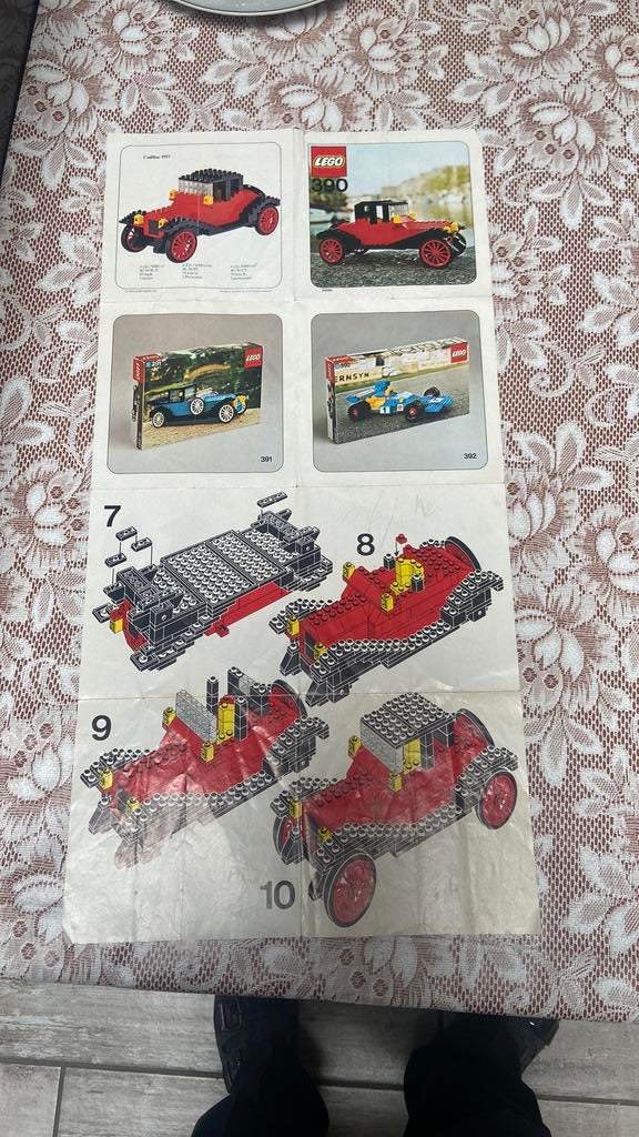 Lego 390 cadillac, Enlèvement, Utilisé, Ensemble complet, Lego