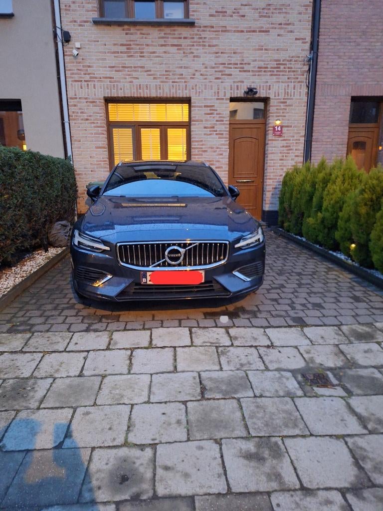 VOLVO V60 T8  inscription full option, Auto's, USB, 1992 cc, Blauw, Leder