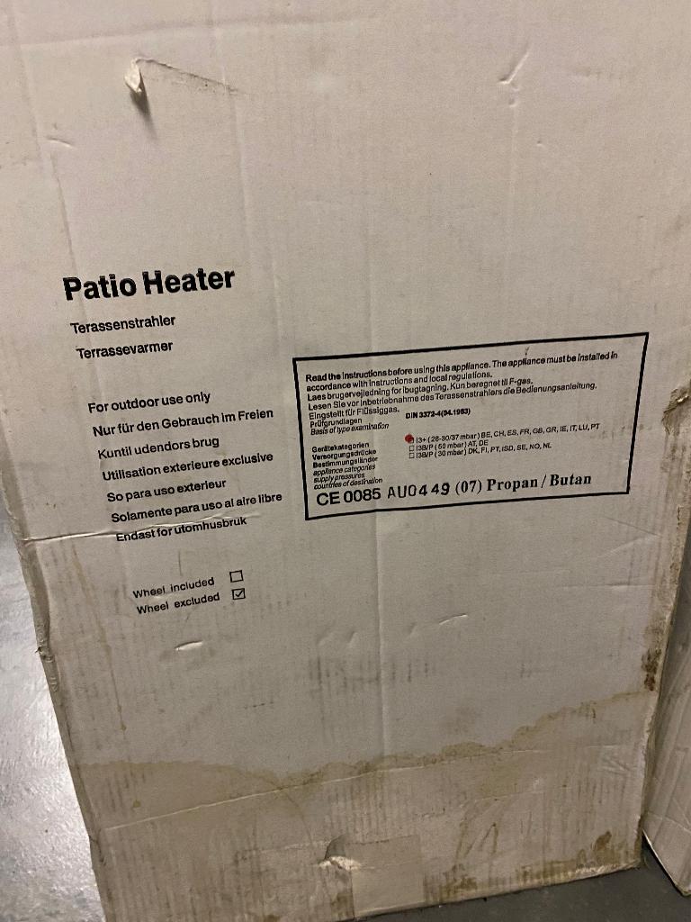 Radiateur de terrasse, Enlèvement, Comme neuf, Gaz, Sol