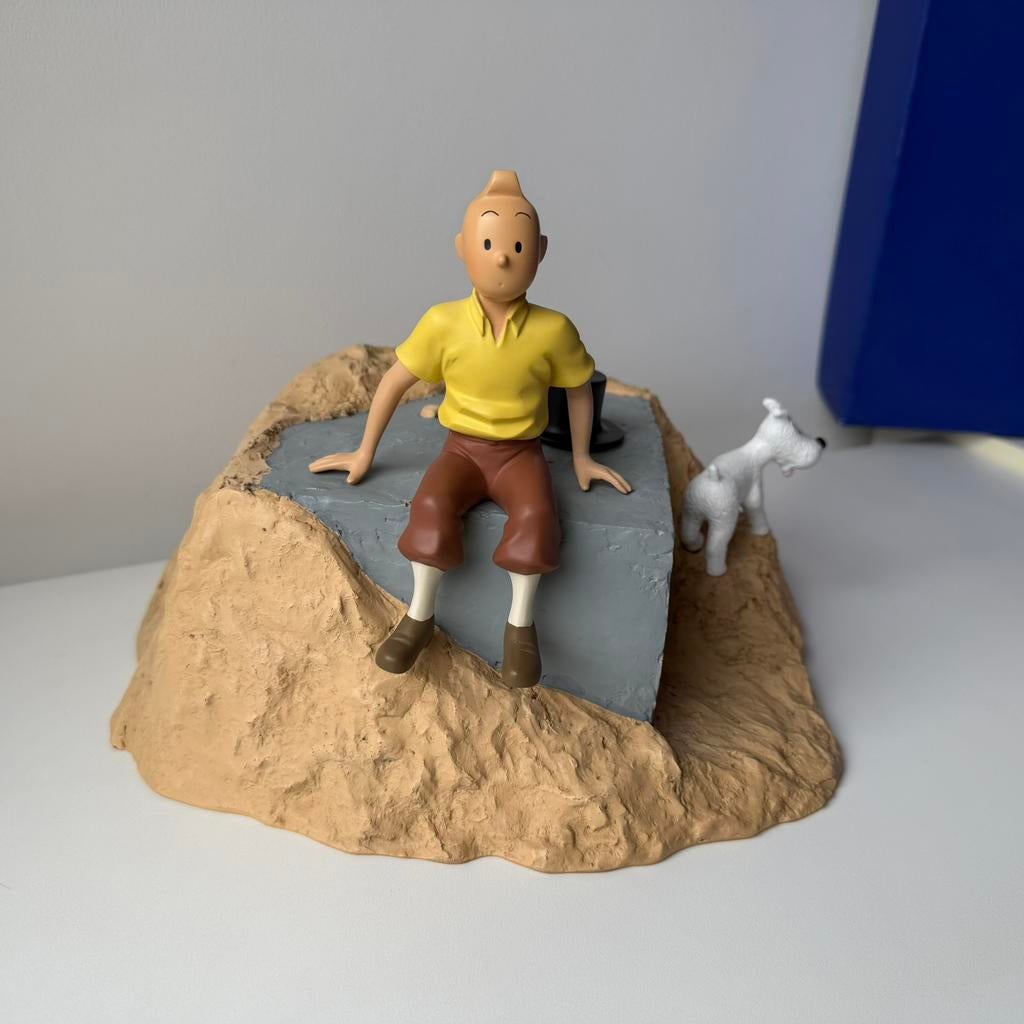 Tintin et la porte du tombeau (réf. 46102), Collections, Enlèvement ou Envoi, Tintin, Comme neuf, Statue ou Figurine
