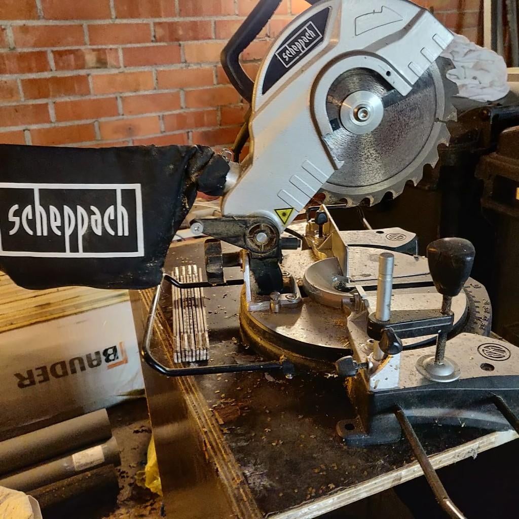 afkortzaag scheppach, Ophalen, Afkortzaag