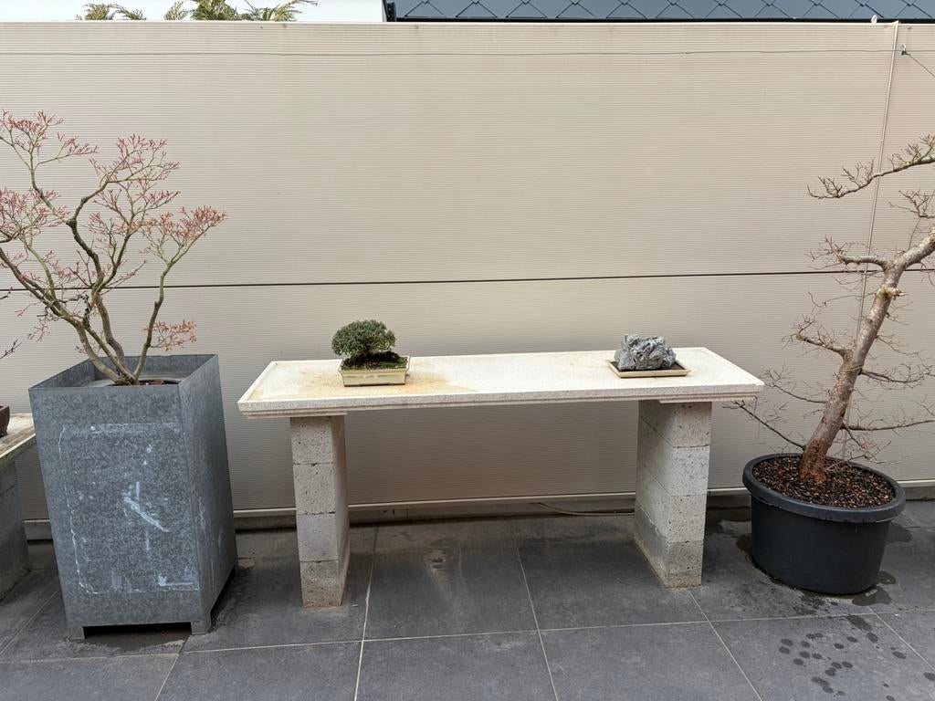2 Bonsai watertafels 600€/stuk (graniet)  zwaar en sterk., Tuin en Terras, Ophalen, Zo goed als nieuw, Graniet