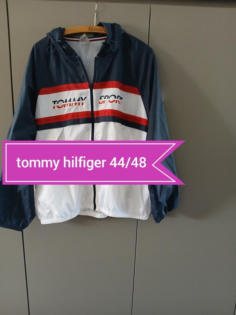 Veste/coupe-vent Tommy Hilfiger 44/48, Tommy hilfiger, Taille 46/48 (XL) ou plus grande, Comme neuf, Blanc