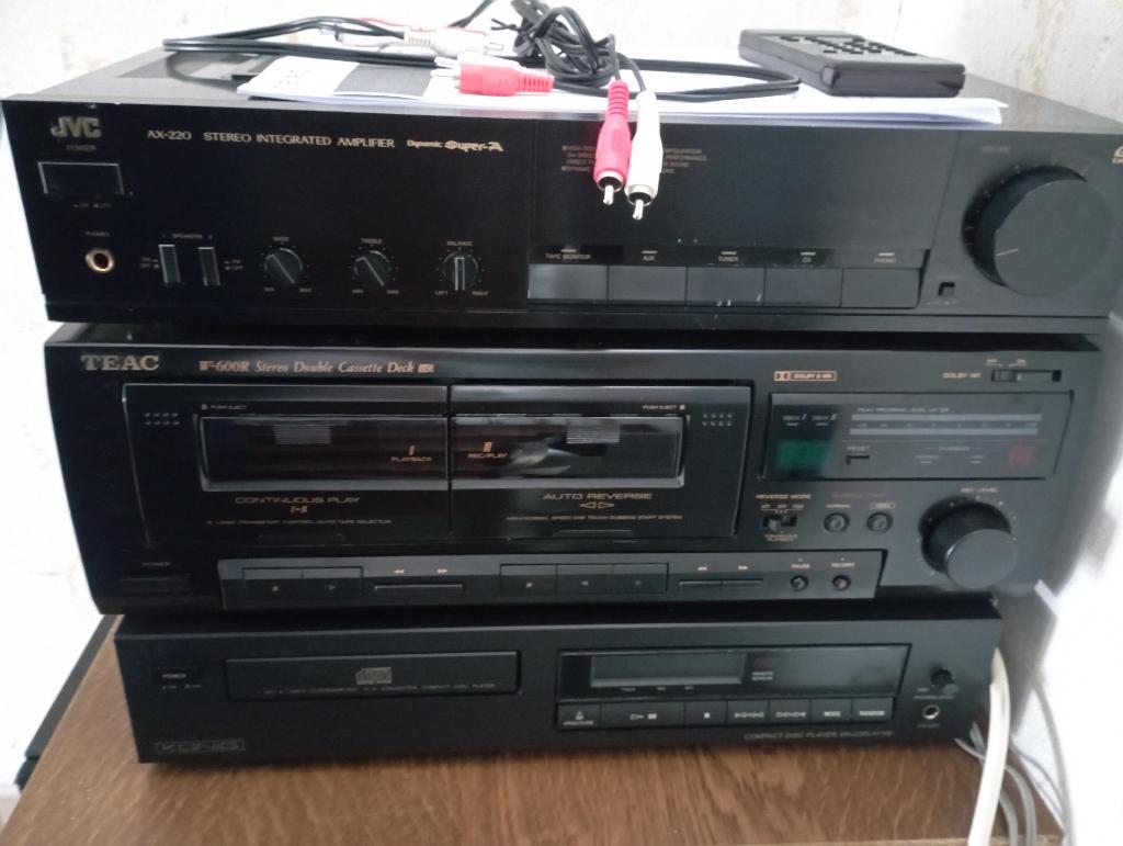Chaine hifi éléments séparés vintage, TV, Hi-fi & Vidéo, Chaîne Hi-fi, Comme neuf, Deck cassettes ou Lecteur-enregistreur de cassettes