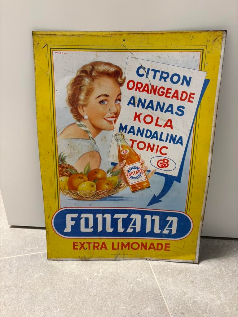 Metale plakaat, Collections, Enlèvement, Comme neuf