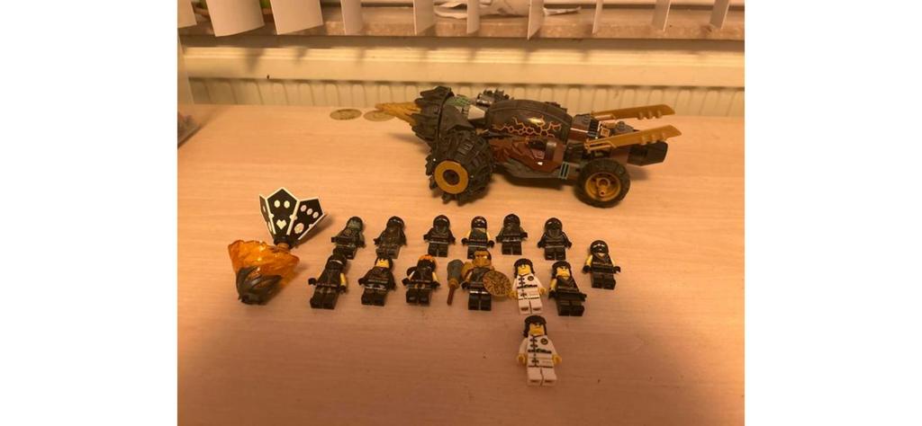 Lego Ninjago Cole minifiguren met auto, Ophalen of Verzenden, Zo goed als nieuw, Complete set, Lego