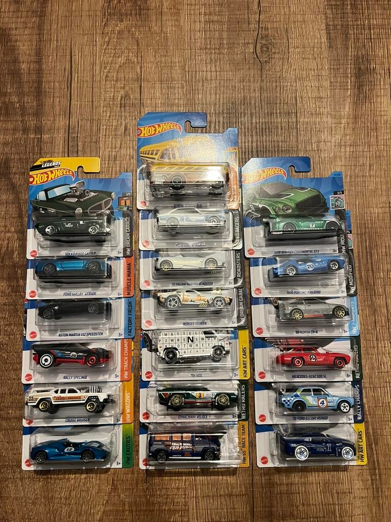 Hot Wheels 19 Stuks Lot Auto’s Nieuw, Enlèvement, Neuf