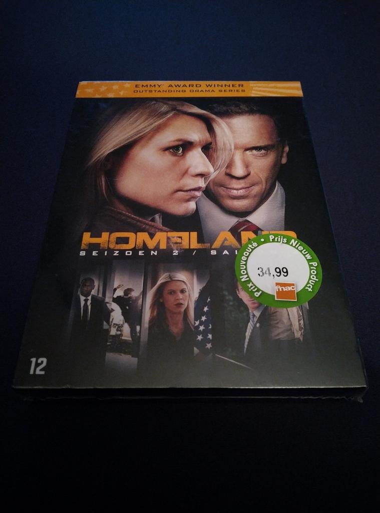 DVD- box Homeland seizoen 2, Cd's en Dvd's, Boxset, Ophalen of Verzenden, Nieuw in verpakking, Vanaf 12 jaar