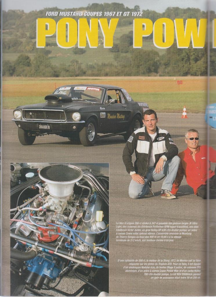 Ford Mustang Coupé 1967 & GT 1972 Pony Power colection, Envoi, Utilisé, Ford