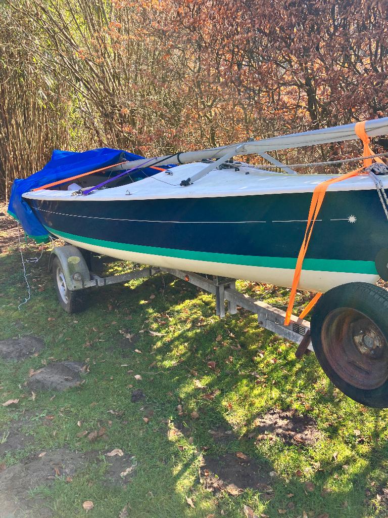 Zeilboot Laser 16, Sports nautiques & Bateaux, 3 à 6 mètres, Laser, Enlèvement, Utilisé