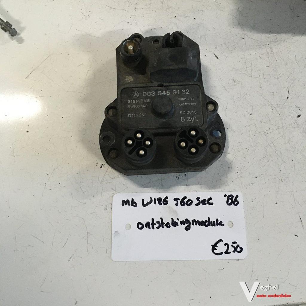 Mercedes W126 560 SEC 1986  Ontstekingsmodule 003 545 91 32, -, Utilisé, -, -