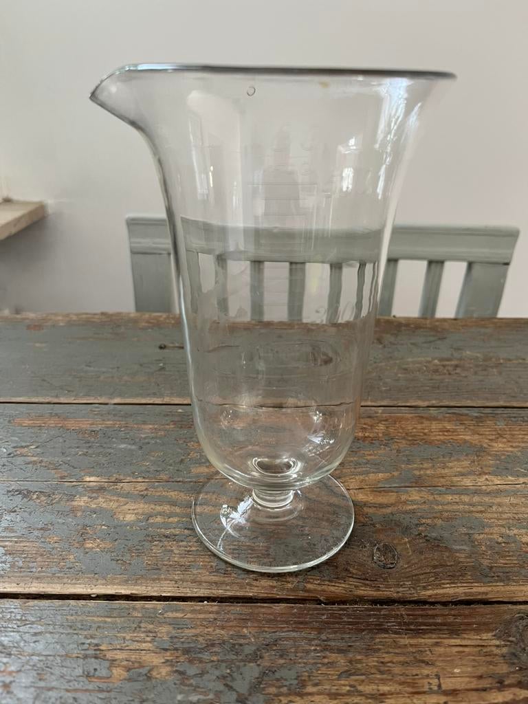 ANTIEKE GLAZEN MAATBEKER GLAS PERFECT, Antiek en Kunst, Ophalen of Verzenden