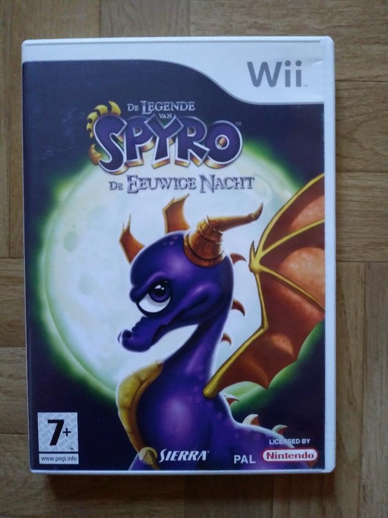 La Légende de Spyro, La Nuit éternelle pour Wii sur Wii u, Consoles de jeu & Jeux vidéo, Enlèvement ou Envoi, 1 joueur, À partir de 7 ans