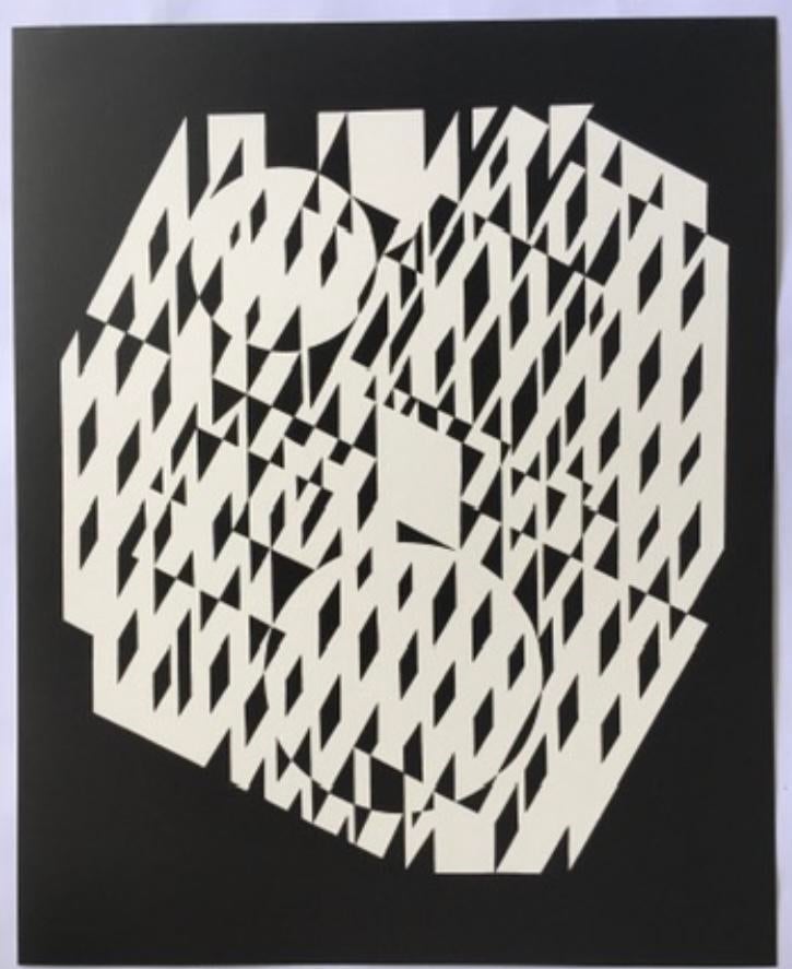 Uniek vintage stuk - Victor Vasarely 1970, Antiek en Kunst, Ophalen