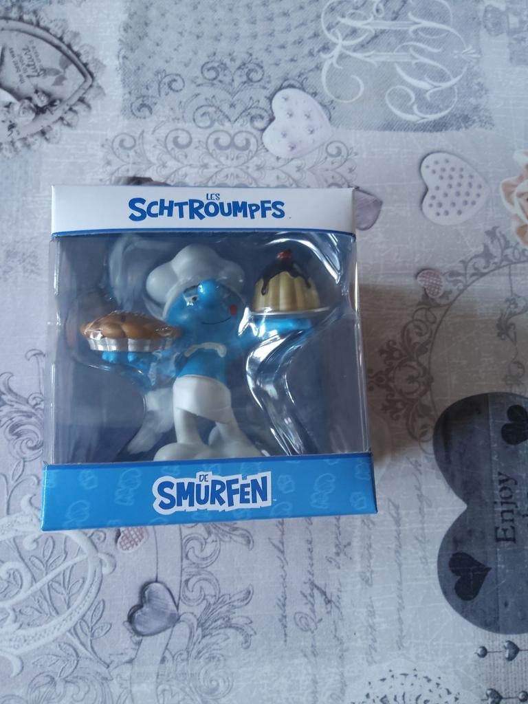 Schtroumpf Gourmand en résine, Collections, Schtroumpfs, Enlèvement ou Envoi, Neuf, Schtroumpf Gourmand