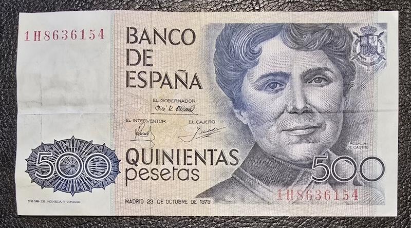 Billet de 500 pesetas Espagne 1979, Enlèvement ou Envoi, Autres pays, Billets en vrac