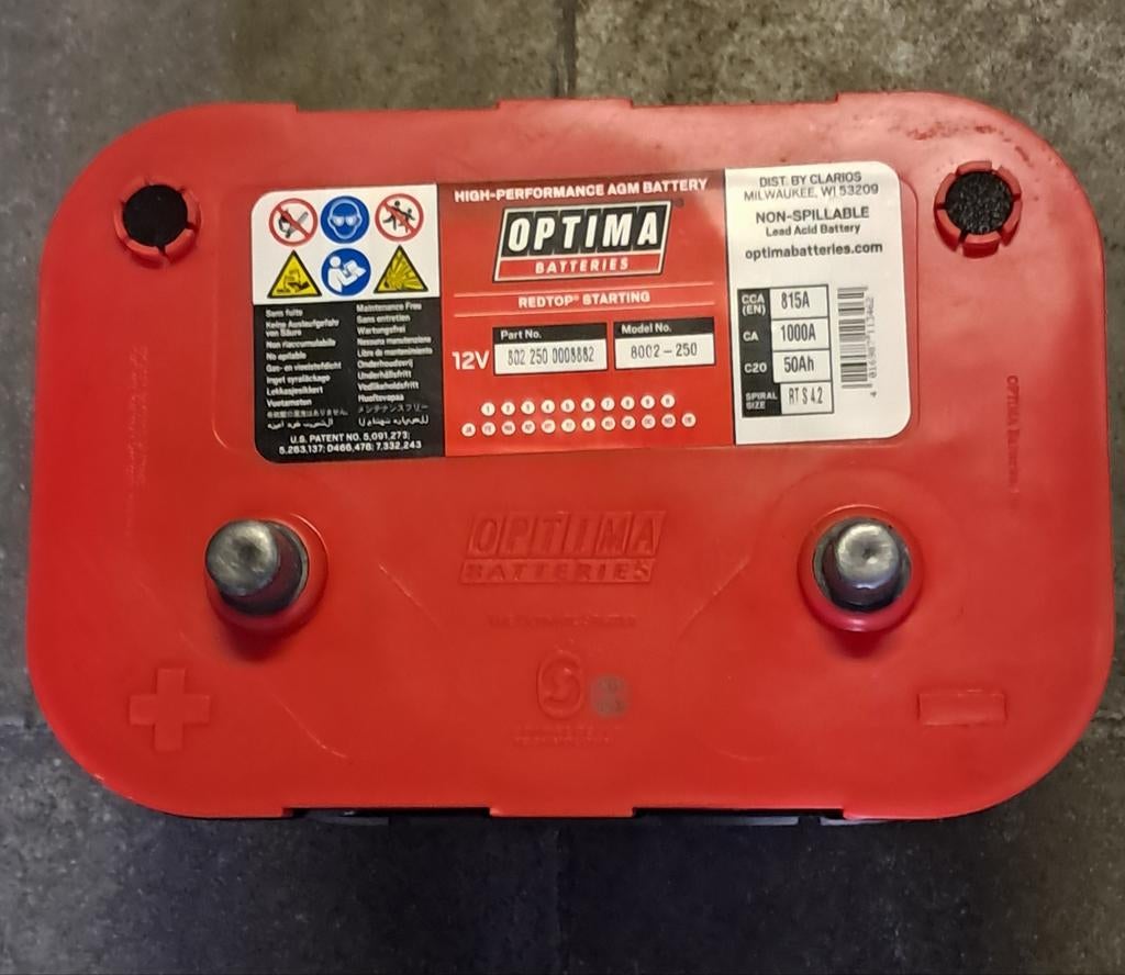 Batterij 12v 50ah, Ophalen