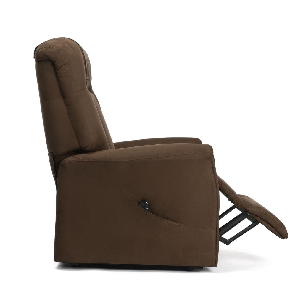 sta OP zetel  lig en sta opfunctie, Leer, Eenpersoons, Minder dan 75 cm, Hoekbank