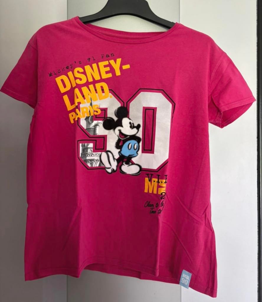 Tee-shirt Disneyland Paris Mickey 90 ans, Enlèvement ou Envoi, Comme neuf