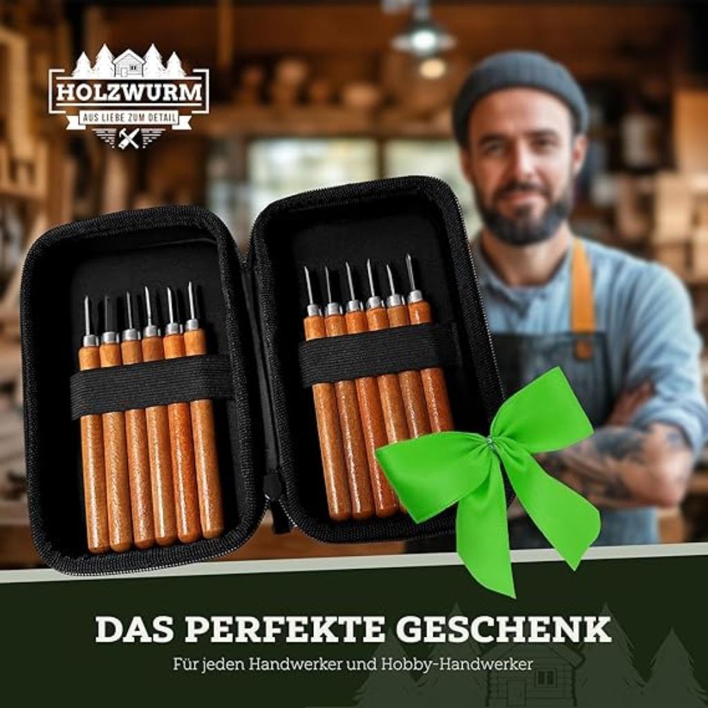 Kit de sculpture sur bois HOLZWURM, ensemble de couteaux de, Envoi, Neuf