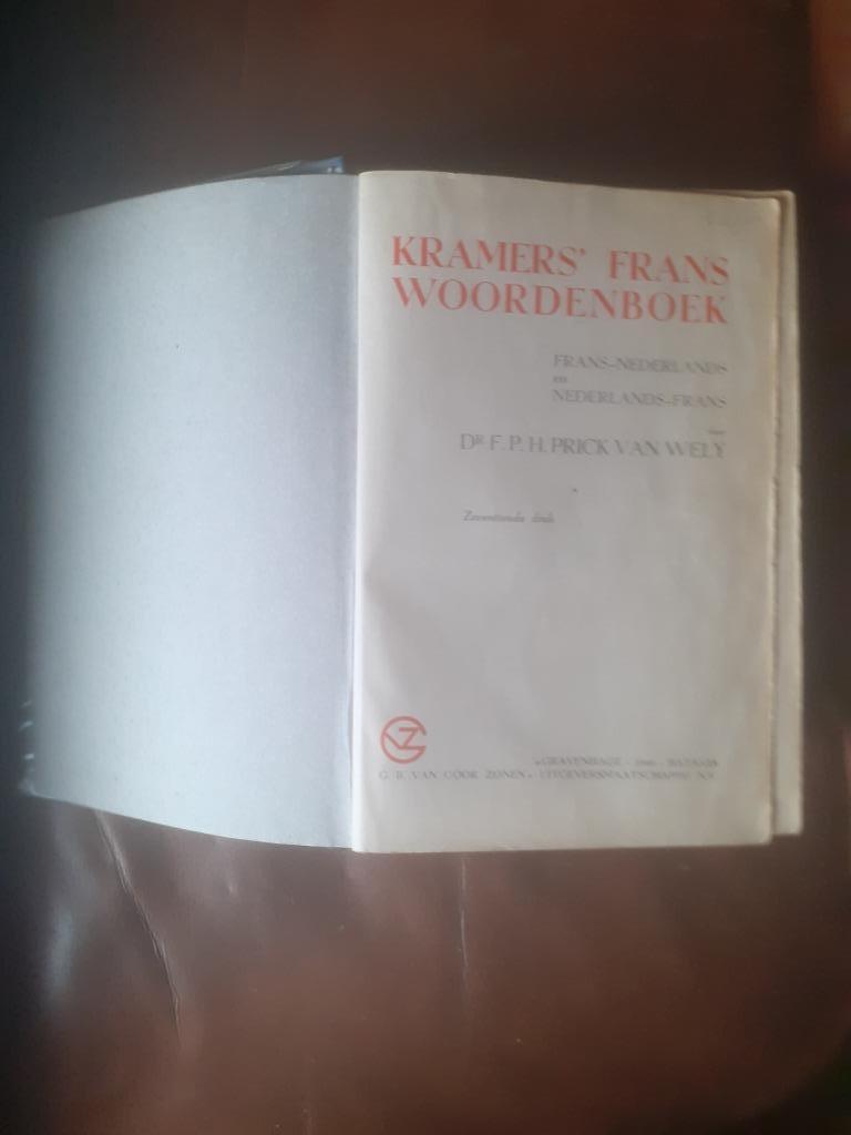 Kramers Frans woordenboek (FR-NL en NL-FR), Boeken, Woordenboeken, Ophalen of Verzenden, Kramers, Frans