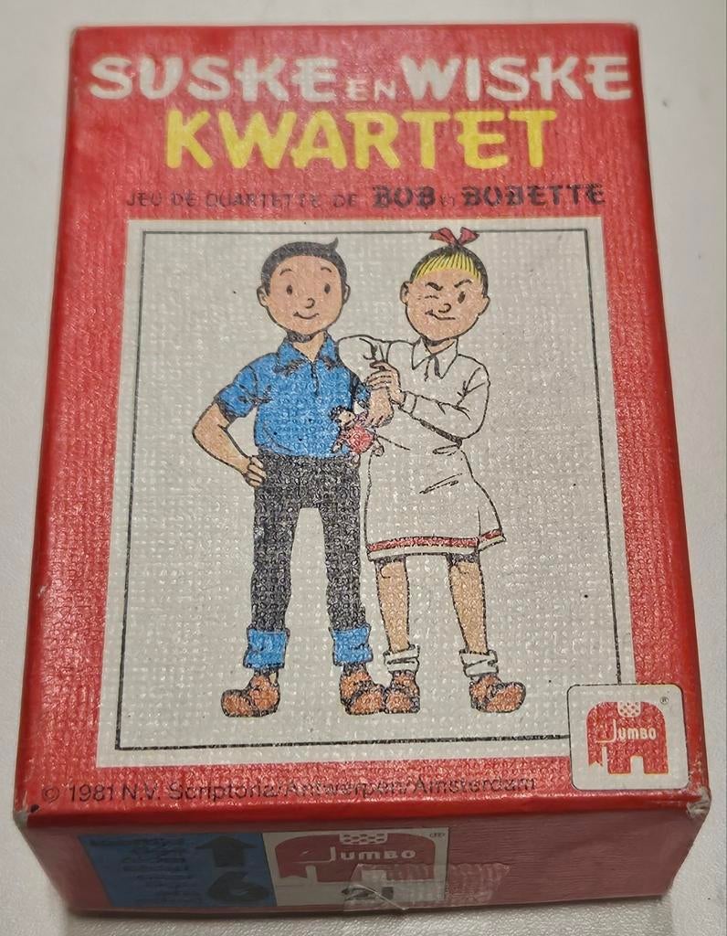 Suske en Wiske Kwartet vintage 1981
De afbeeldin, Ophalen of Verzenden, Zo goed als nieuw, Speelkaart(en)